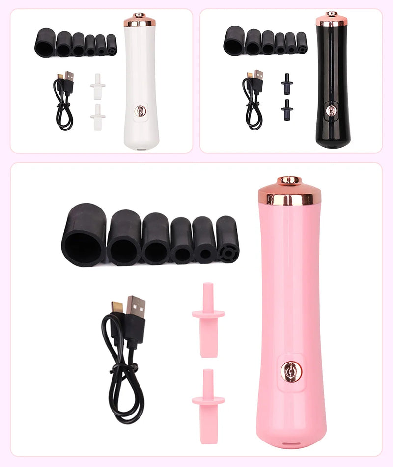 Portable Eyelash Glue Shaker Usb Charge Women Makeup Tools for Nail Polish Tattoo Ink Pigment Liquid Shaking Wake-Up Device
