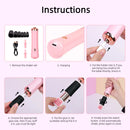 Portable Eyelash Glue Shaker Usb Charge Women Makeup Tools for Nail Polish Tattoo Ink Pigment Liquid Shaking Wake-Up Device